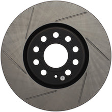 Load image into Gallery viewer, STOPTECH POWER SLOT 06-10 AUDI A3 / 08-10 TT / 06-09 VW GTI MLK V/PASSAT RIGHT FRONT SLOTTED ROTOR, 126.33098SR - eliteracefab.com