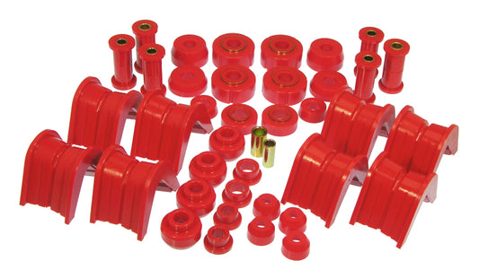 Prothane Total Vehicle Suspension Bushing Kit for 1973–1979 Ford Full-Size Truck 4WD F150, Red – 6-2017