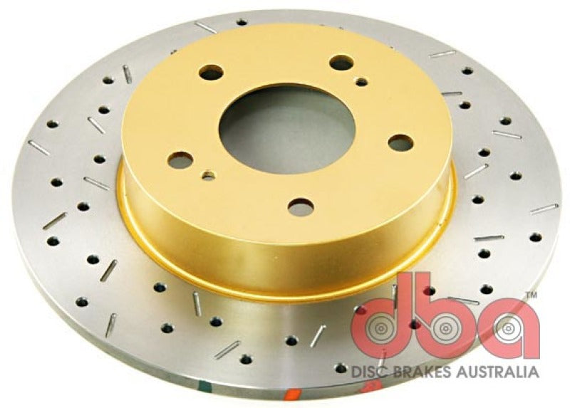 DBA 94-03 Nissan Maxima Rear 4000 Series Drilled & Slotted Rotor DBA