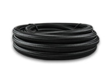 Load image into Gallery viewer, Vibrant -6 AN Black Nylon Braided Flex Hose (2 foot roll) - eliteracefab.com