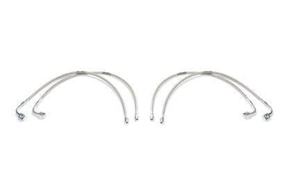 Fabtech 07-18 Jeep JK 4WD Front & Rear Extended Brake Line Kit Fabtech