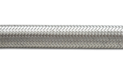 Vibrant -4 AN SS Braided Flex Hose (2 foot roll).