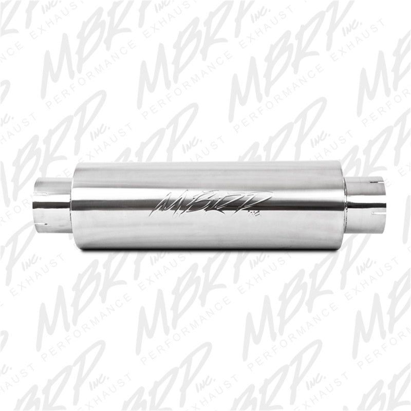 MBRP Universal Quiet Tone Muffler 5in Inlet /Outlet 8in Dia Body 31in Overall - eliteracefab.com