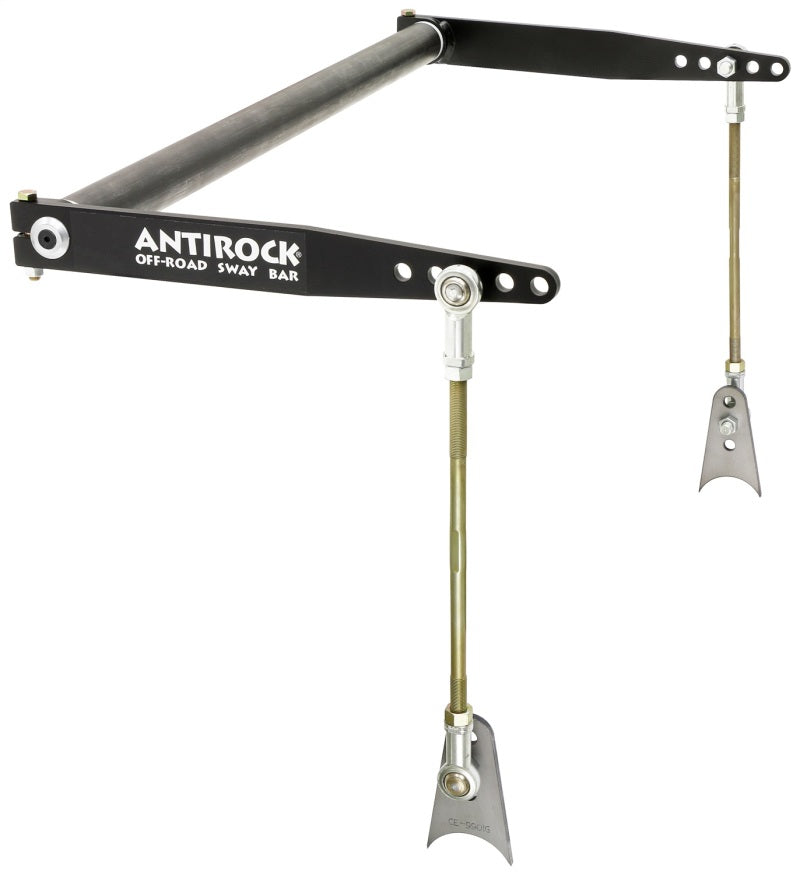 RockJock Antirock Sway Bar Kit Universal 40in x 1in Bar 17in Steel Arms RockJock