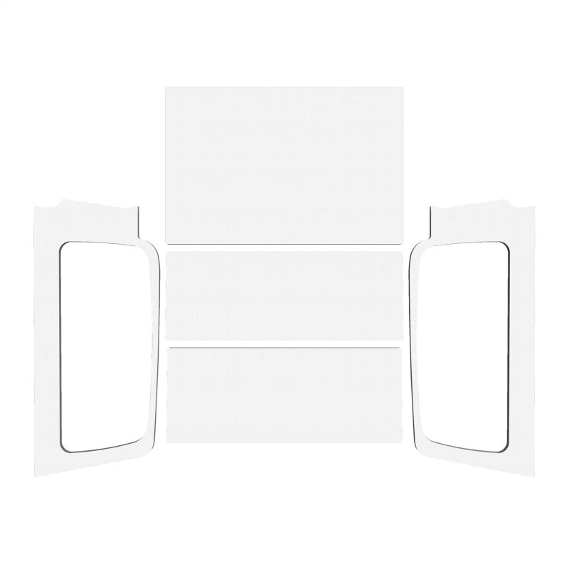 DEI 04-06 Jeep Wrangler LJ Unliminted Headliner Complete Kit - White DEI