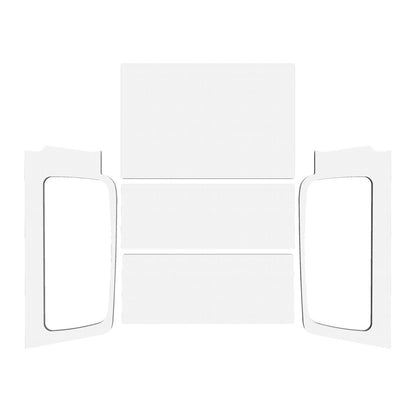 DEI 04-06 Jeep Wrangler LJ Unliminted Headliner Complete Kit - White DEI