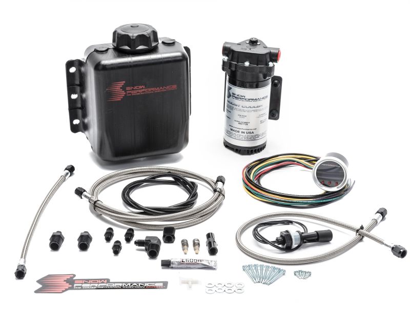 Snow Performance Stg 2 Boost Cooler F/I Prog. Water Injection Kit (SS Braided Line 4AN Fittings) - eliteracefab.com