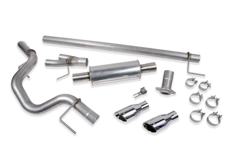 ROUSH 2015-2019 F-150 2.7L/3.5L/5.0L Side Exit Cat-Back Exhaust Kit (Excl. Raptor) - eliteracefab.com