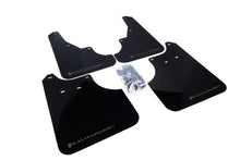 Load image into Gallery viewer, Rally Armor UR Mudflaps Black Urethane Grey Logo 2009-2013 Forester / 2009-2013 FXT - eliteracefab.com