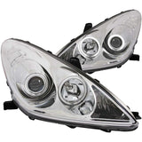 ANZO USA Lexus Es330 Projector Headlights W/ Halo Chrome Ccfl; 2004-2006