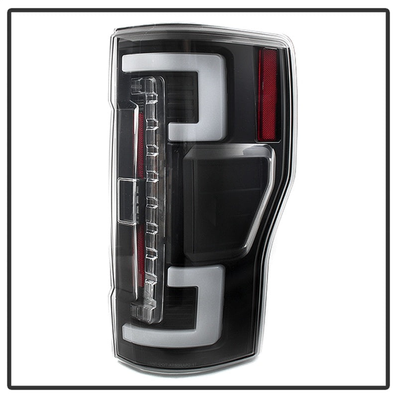 Spyder 17-18 Ford F-250 SD (w/Blind Spot Sensor) LED Tail Lights - Blk (ALT-YD-FS17BS-LED-BK) - eliteracefab.com