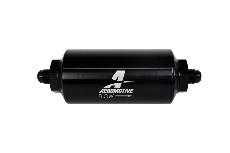 Aeromotive Fuel Filter 40 Micron AN-06 Male Black - eliteracefab.com