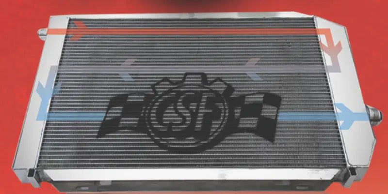 CSF Universal Triple Pass Dual Core Radiator w/AN Fittings ...