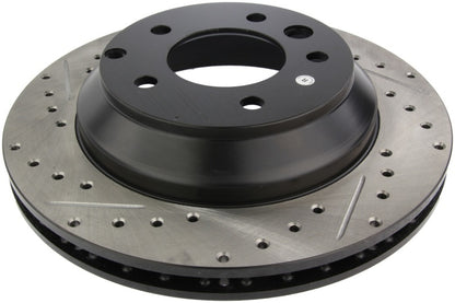 StopTech Slotted & Drilled Sport Brake Rotor - eliteracefab.com