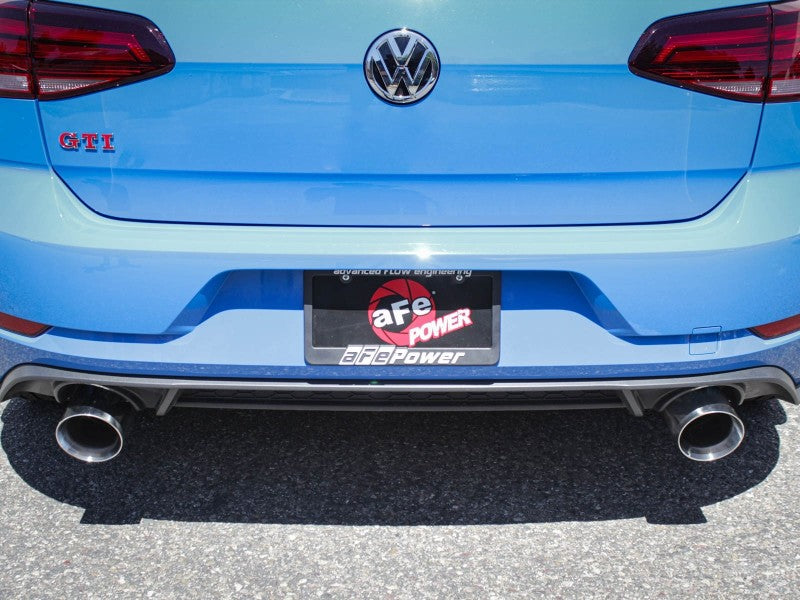 aFe MACHForce XP 3in-2.5in SS Exhaust Cat-Back 18-19 Volkswagen GTI (MK7.5) L4-2.0L (t) - Polished aFe