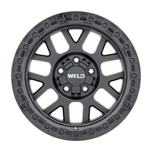 Load image into Gallery viewer, Weld Off-Road W104 17X10 Cinch 5X114.3 5X127 ET-25 BS4.50 Satin Black / Gloss Black 78.1