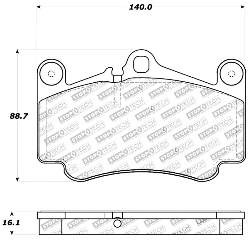 StopTech Performance Brake Pads - eliteracefab.com