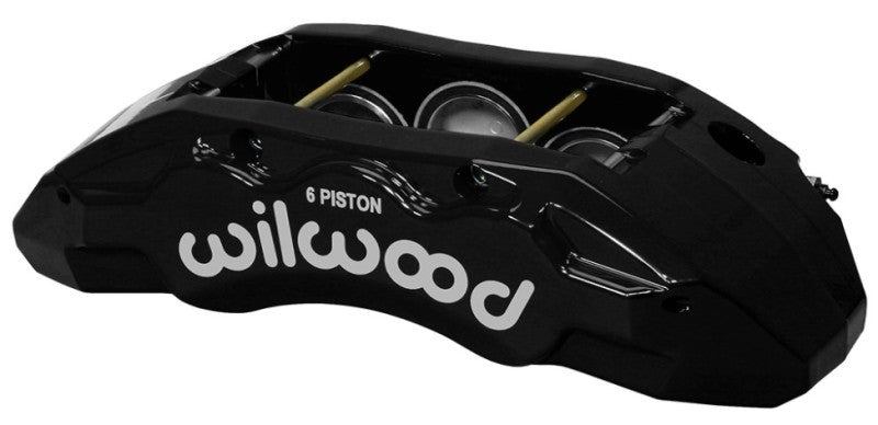 Wilwood Caliper-TX6R- L/H - Black 2.00/1.88/1.88in Pistons 1.38in Disc Wilwood