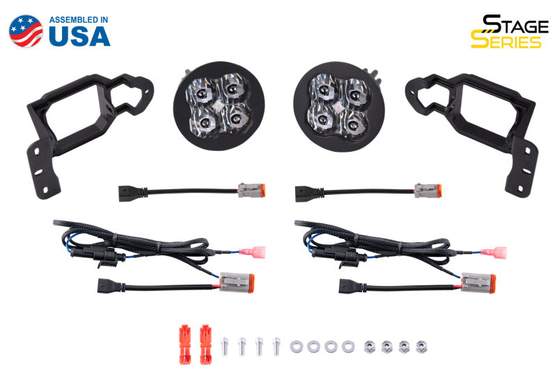 Diode Dynamics SS3 Sport Type MS Kit ABL - Yellow SAE Fog