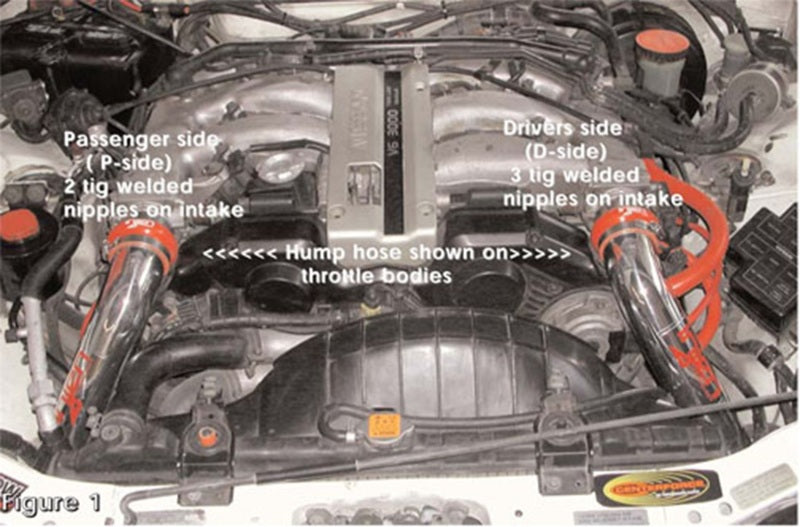 Injen 90-96 Pipe Only Intake System 300Z Non Turbo Polished Short Ram Intake - eliteracefab.com