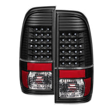 Load image into Gallery viewer, Xtune Ford F150 Styleside 97-03 / F250/350/450/550 99-07 LED Tail Lights Black ALT-JH-FF15097-LED-BK - eliteracefab.com