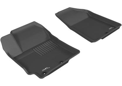 3D MAXpider L1KA01411509 2012-2017 Kia Rio/Rio5 Kagu 1st Row Floormat - Black