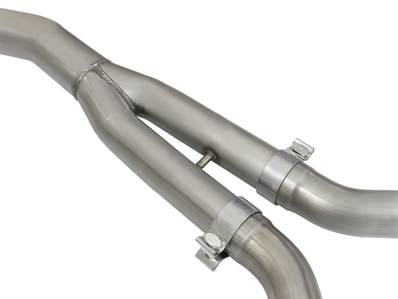 aFe MACHForce XP Exhausts Cat-Back SS-304 EXH w/ Black Tips 15-16 Ford Mustang EcoBoost 2.3L (t) aFe