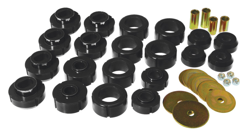 Prothane 81-91 Chevy K10 Blazer Body Mount Kit - Black