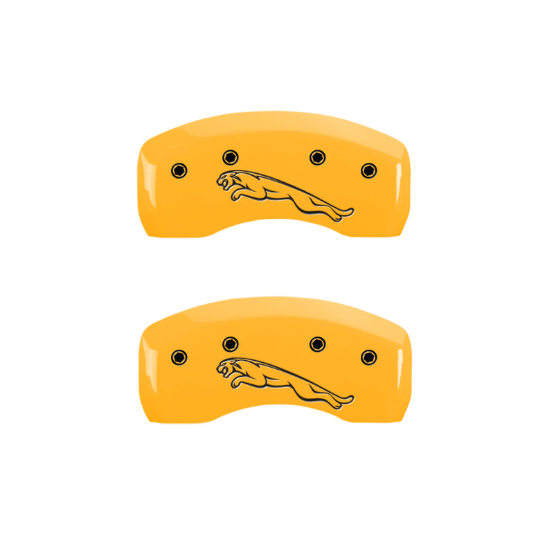 MGP 4 Caliper Covers Engraved Front & Rear MGP Black finish silver ch MGP