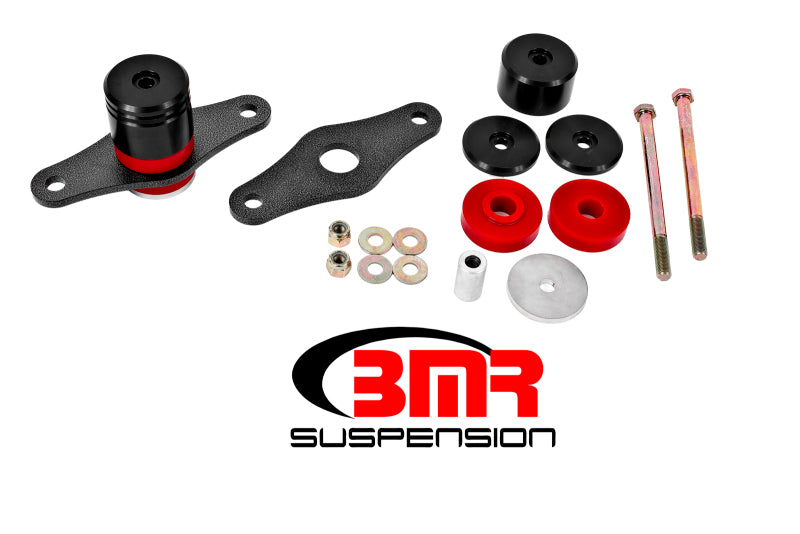 BMR MOTOR MOUNT KIT ADJUSTABLE HEIGHT POLY BUSHINGS (05-19 MUSTANG) - eliteracefab.com