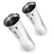 Load image into Gallery viewer, Stainless Works Bell Exhaust Tips- 3in ID Inlet 3in Body