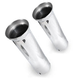 Stainless Works Bell Exhaust Tips- 2 1/2in ID Inlet 2 1/2in Body