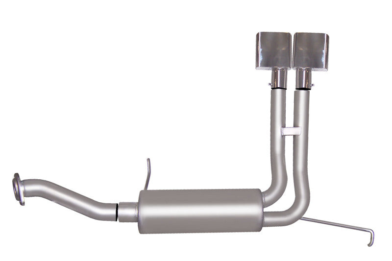 Gibson 94-95 Chevrolet C1500 Base 4.3L 2.5in Cat-Back Super Truck Exhaust - Stainless Gibson