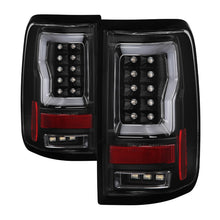 Load image into Gallery viewer, Spyder 04-08 Ford F-150 Projector Tail Lights - Light Bar DRL LED - Black ALT-YD-FF15004V2-LBLED-BK - eliteracefab.com