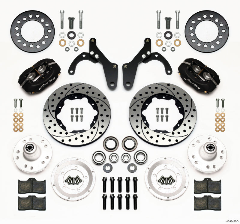 Wilwood Forged Dynalite Front Kit 11.00in Drilled 59-64 Chevy Impala / 63-64 Corvette Wilwood