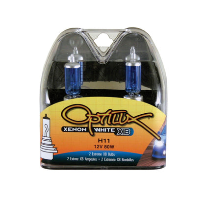 Hella Optilux XB Extreme Type H11 12V 80W Blue Bulbs - Pair - eliteracefab.com