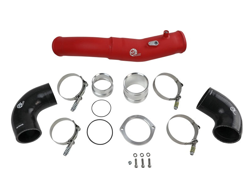 aFe 2020 Toyota Supra 3.0L 3in Red Intercooler Tube - Hot - eliteracefab.com