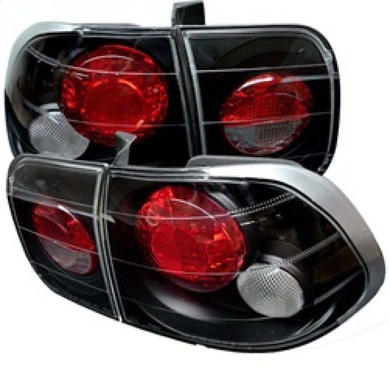 Spyder Honda Civic 96-98 4Dr Euro Style Tail Lights Black ALT-YD-HC96-4D-BK - eliteracefab.com