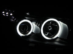 ANZO USA Scion Xb Projector Headlights W/ Halo Black; 2008-2010 - eliteracefab.com