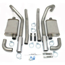 Load image into Gallery viewer, JBA 65-70 Ford Mustang 260-428 409SS Dual Under Rear Valance Header Back Exhaust