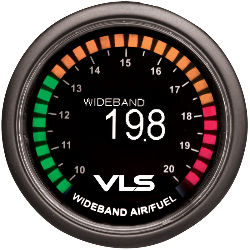 Revel VLS 52mm 10.0:1-20.0:1 AFR Digital OLED Wideband Air/Fuel Ratio Gauge - eliteracefab.com