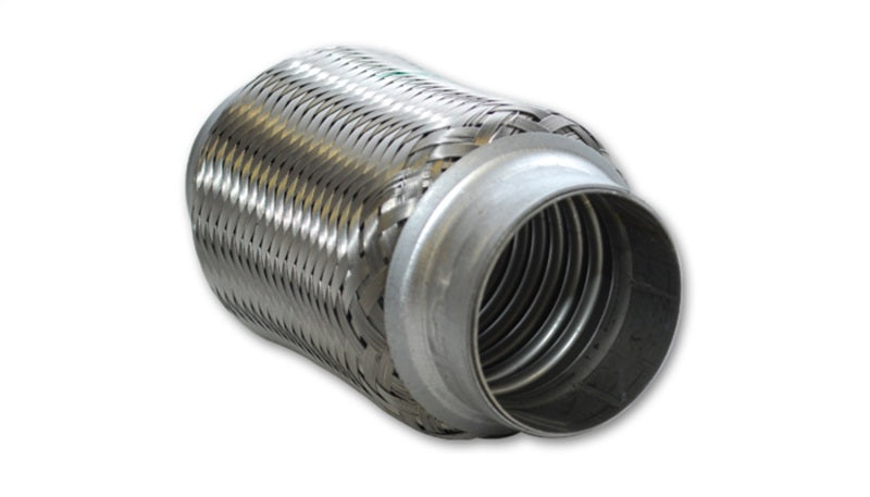Vibrant SS Flex Coupling without Inner Liner 1.5in inlet/outlet x 4in long - eliteracefab.com