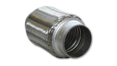 Vibrant SS Flex Coupling without Inner Liner 2.25in inlet/outlet x 4in long - eliteracefab.com