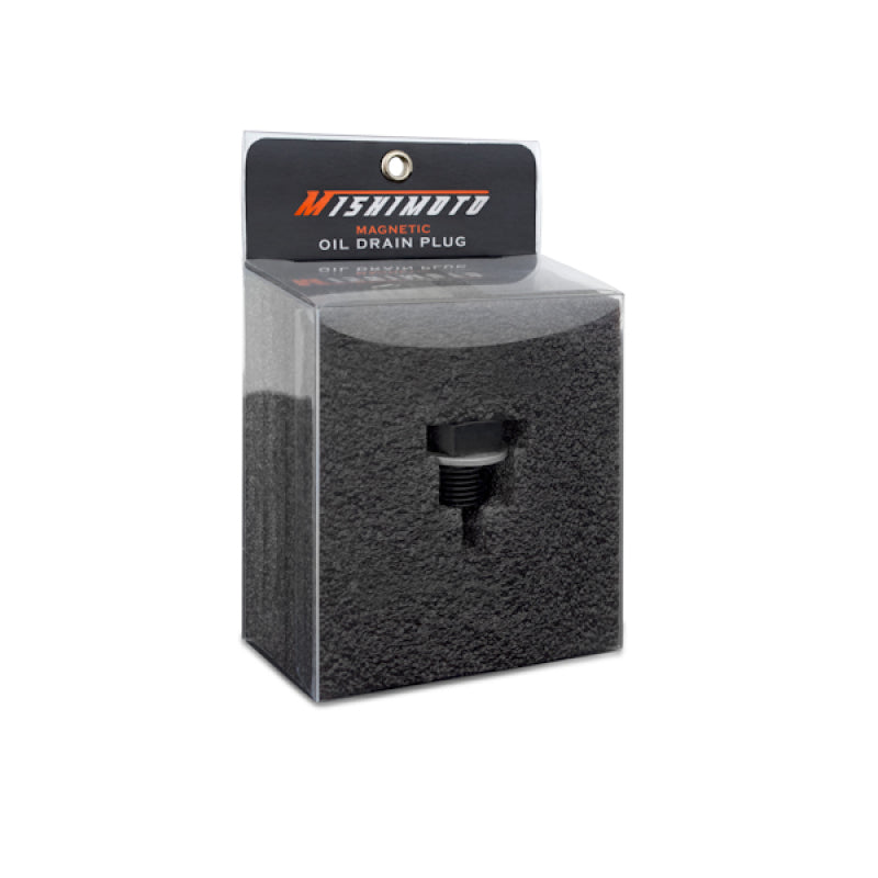 Mishimoto Magnetic Oil Drain Plug M12 x 1.25 Black - eliteracefab.com