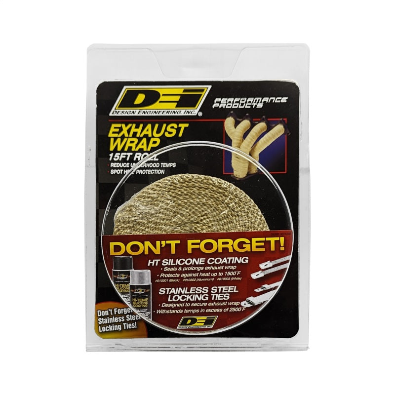 DEI Exhaust Wrap 2in x 15ft - Tan DEI