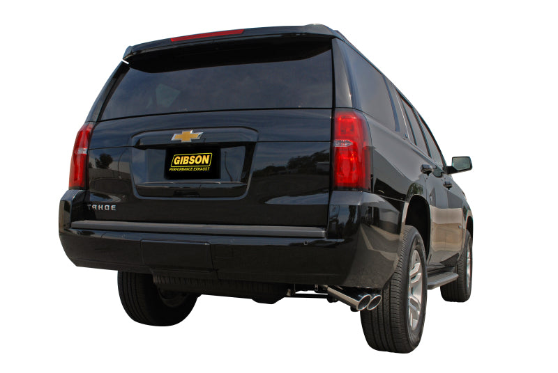 Gibson 15-19 Chevrolet Tahoe LS 5.3L 2.25in Cat-Back Dual Sport Exhaust - Aluminized Gibson