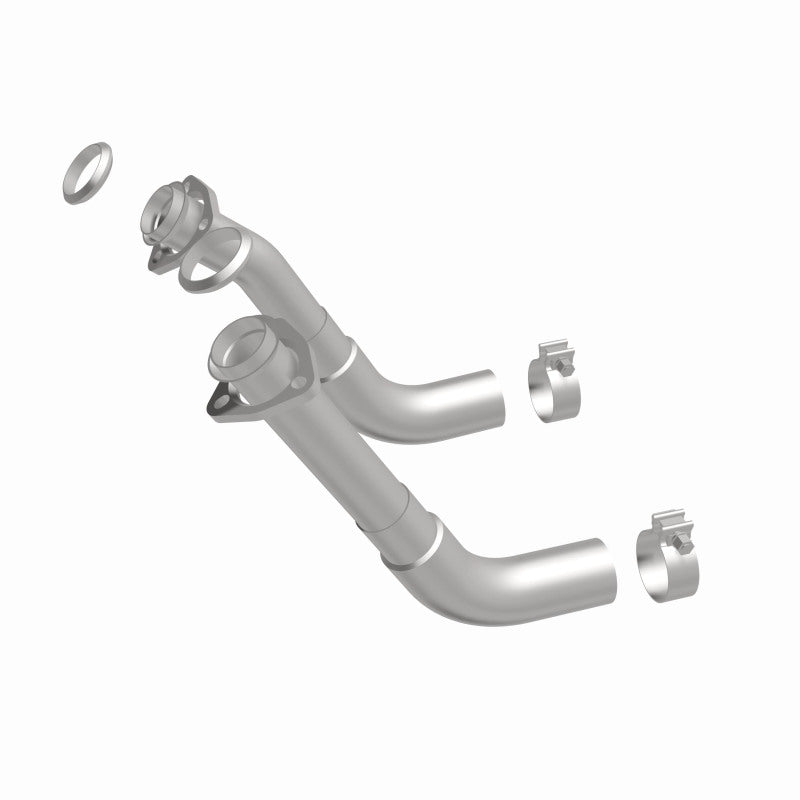 MagnaFlow 66-72 Chevy C10 Pickup V8 2-Piece Front Exhuast Pipe Kit (2in Tubing/Clamps/Inlet Flanges) Magnaflow