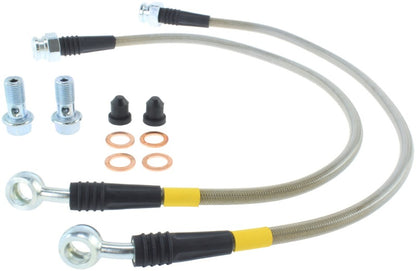 StopTech 97-04 Chevrolet Corvette Stainless Steel Rear Brake Line Kit - eliteracefab.com