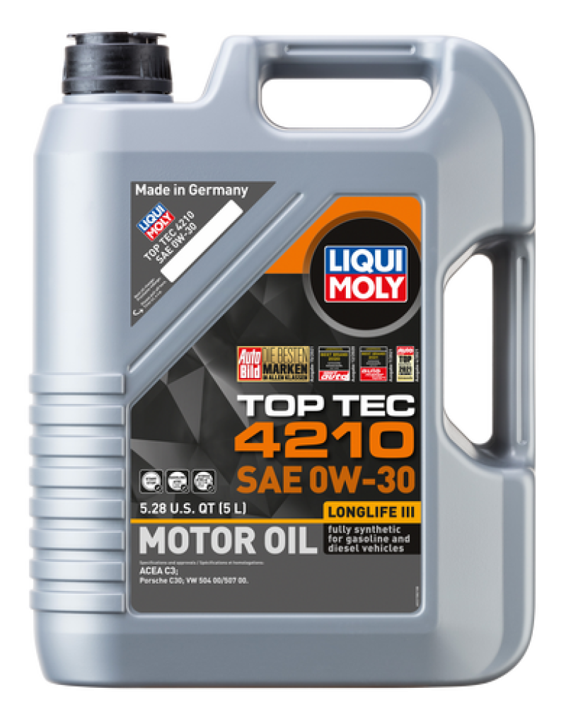 LIQUI MOLY 5L Top Tec 4210 Motor Oil 0W30 - eliteracefab.com