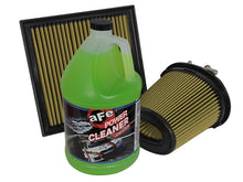 Load image into Gallery viewer, aFe MagnumFLOW Pro Dry S Air Filter Power Cleaner - 1 Gallon (4 Pack)